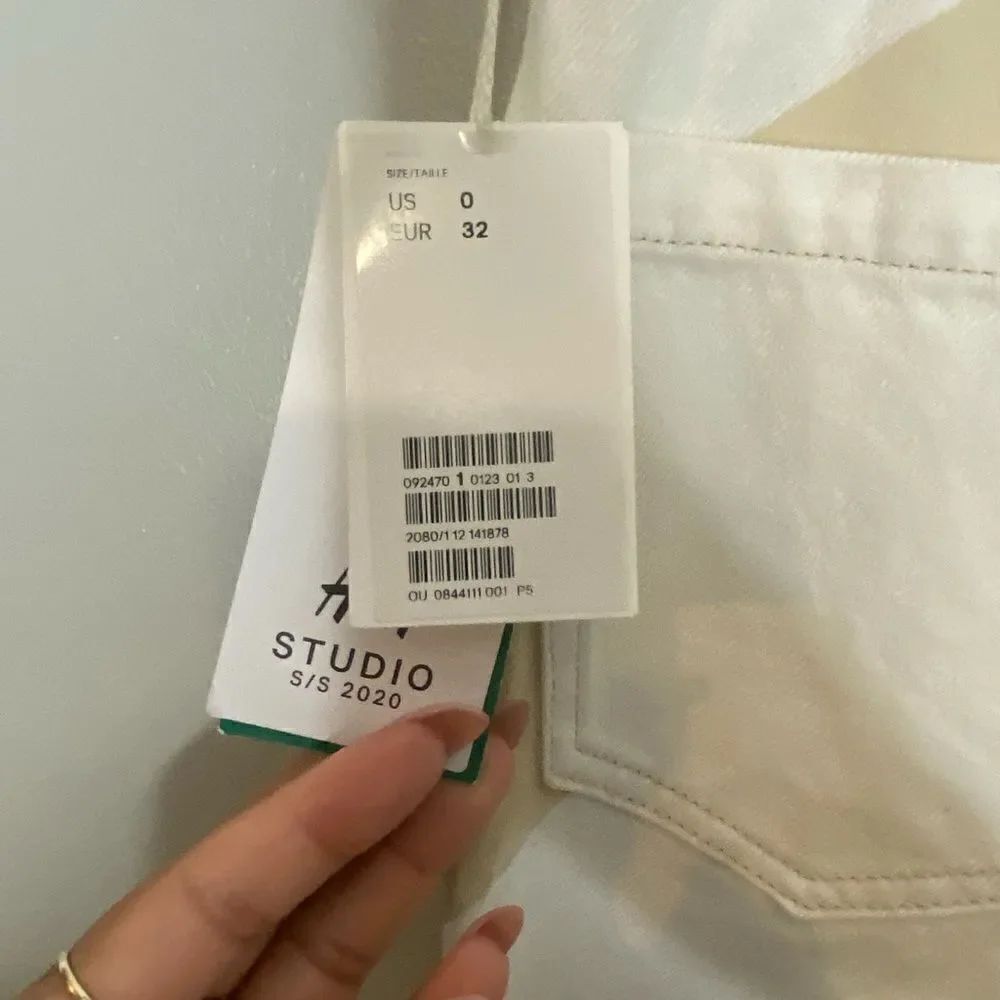 H&M Studio Collection Chevron Print Jeans NWT - Picture 4 of 5